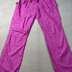 Wear For Care™ Women's Bubble Gum Pink Scrub Pants Uniform Bottoms Size Small S